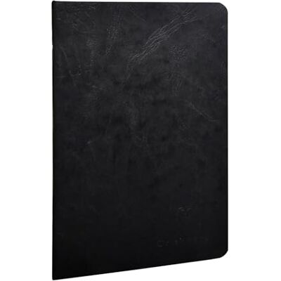 Clairefontaine 733161C Heft (DIN A5, 14,8 x 21 cm, gebund Age Bag liniert, 48 Blatt) 1 Stück schwarz Clairefontaine 733161C Heft (DIN A5, 14,8 x 21 cm, gebund Age Bag liniert, 48 Blatt) 1 Stück schwarz