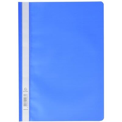 Exacompta 449206B 25er Pack Plastik-Schnellhefter. Aus PP-Folie für DIN A4 kaufmännische Heftung hellblau mit Beschriftungsstreifen Hefter Ideal für Büro und Schule Exacompta 449206B 25er Pack Plastik-Schnellhefter. Aus PP-Folie für DIN A4 kaufmännische Heftung hellblau mit Beschriftungsstreifen Hefter Ideal für Büro und Schule