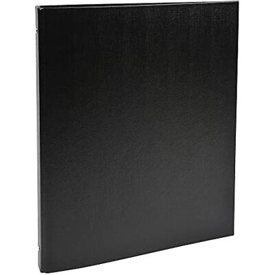 Exacompta 51151SE Ringbuch (aus festem Karton 1,8 mm PP kaschiert, 4 Ringe 15 mm, Rücken 20 mm, für Format DIN A4, 21 x 29,7 cm) schwarz Exacompta 51151SE Ringbuch (aus festem Karton 1,8 mm PP kaschiert, 4 Ringe 15 mm, Rücken 20 mm, für Format DIN A4, 21 x 29,7 cm) schwarz