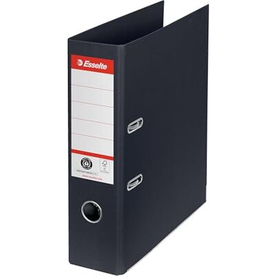 Esselte Ordner A4, Aktenordner 75 mm Rückenbreite, schwarz Esselte Ordner A4, Aktenordner 75 mm Rückenbreite, schwarz