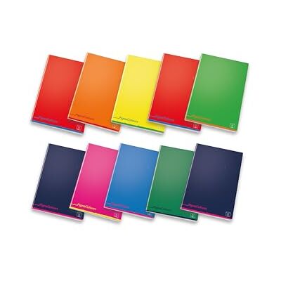 Pigna , A5 Colours Notizbücher, 4M innen, 4 mm quadratisch ohne Rand, 80 g, Assorted Covers, 10 Pigna , A5 Colours Notizbücher, 4M innen, 4 mm quadratisch ohne Rand, 80 g, Assorted Covers, 10