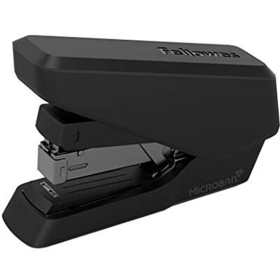 Fellowes Bürotacker, LX860 Kompakter Hefter mit EasyPress™, Tacker mit hygienischem Schutz, 40 Blätter auf einmal, Flachheftung Fellowes Bürotacker, LX860 Kompakter Hefter mit EasyPress™, Tacker mit hygienischem Schutz, 40 Blätter auf einmal, Flachheftung