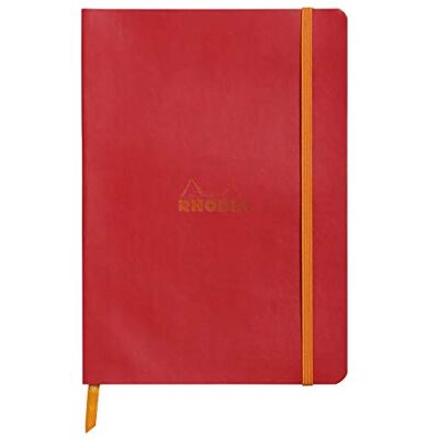 Rhodia 117413C Notizheft rama A5 80 Blatt liniert Mohnrot Rhodia 117413C Notizheft rama A5 80 Blatt liniert Mohnrot