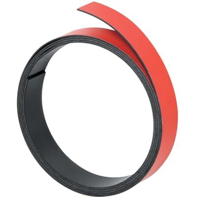 Franken Magnetband, 100 cm x 15 mm, beschriftbar, zuschneidbar, rot, M803 01 Franken Magnetband, 100 cm x 15 mm, beschriftbar, zuschneidbar, rot, M803 01