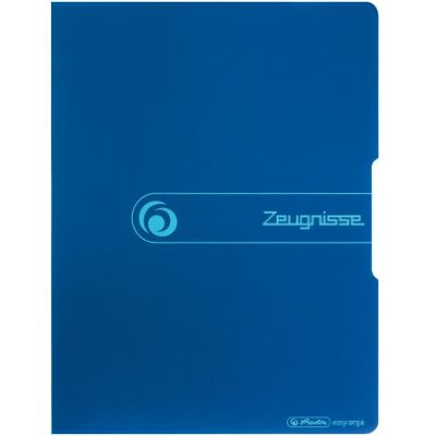 Herlitz 11208360 Sichtbuch PP A4/20 Zeugnisse blau Herlitz 11208360 Sichtbuch PP A4/20 Zeugnisse blau