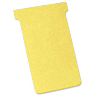Nobo Kartentafel Zubehör T-Karten in Blisterverpackung, Größe 3, 100 Stück, gelb Nobo Kartentafel Zubehör T-Karten in Blisterverpackung, Größe 3, 100 Stück, gelb