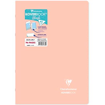Clairefontaine 971779C Heft Koverbook BLUSH geheftet Umschalg aus PP zweifarbig blickdicht 21x29,7cm 48 Blatt, liniert, Korallenrot/Frostblau, 1 Stück Clairefontaine 971779C Heft Koverbook BLUSH geheftet Umschalg aus PP zweifarbig blickdicht 21x29,7cm 48 Blatt, liniert, Korallenrot/Frostblau, 1 Stück