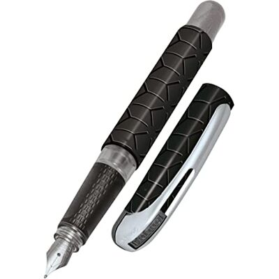 Online Füller College Black Style, Tinten-Füller für Rechtshänder, ergonomisches Griffstück, hochwertige Iridium-Feder medium, Standard-Tintenpatronen, inkl. Kombipatrone blau, Allergiker geeignet Online Füller College Black Style, Tinten-Füller für Rechtshänder, ergonomisches Griffstück, hochwertige Iridium-Feder medium, Standard-Tintenpatronen, inkl. Kombipatrone blau, Allergiker geeignet