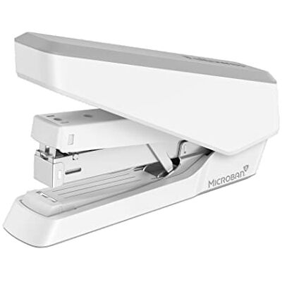 Fellowes Tacker, LX870 Hefter mit EasyPress™, Bürotacker mit antibakteriellen Schutz, tackert 40 Blätter mühelos, Flachheftung Fellowes Tacker, LX870 Hefter mit EasyPress™, Bürotacker mit antibakteriellen Schutz, tackert 40 Blätter mühelos, Flachheftung