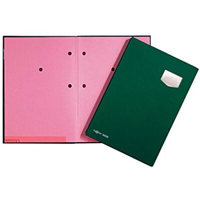 Pagna Unterschriftsmappe de Luxe 10-teilig, mit hochwertigem Kunststoff-Einband dehnbarem Rücken, rosa Löschkarton Pagna Unterschriftsmappe de Luxe 10-teilig, mit hochwertigem Kunststoff-Einband dehnbarem Rücken, rosa Löschkarton
