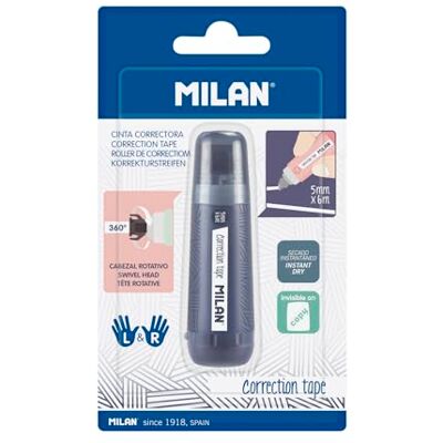 MILAN Blister Korrekturband, zylindrisch, 5 mm x 6 m, Serie 1918 MILAN Blister Korrekturband, zylindrisch, 5 mm x 6 m, Serie 1918