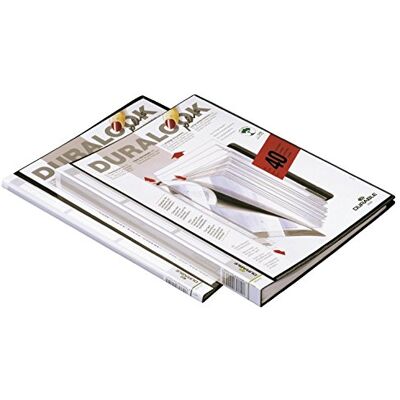 Durable Sichtbuch Duralook Plus, für A4, mit 10 Hüllen, Rückenbreite 9 mm, schwarz, 243101 Durable Sichtbuch Duralook Plus, für A4, mit 10 Hüllen, Rückenbreite 9 mm, schwarz, 243101