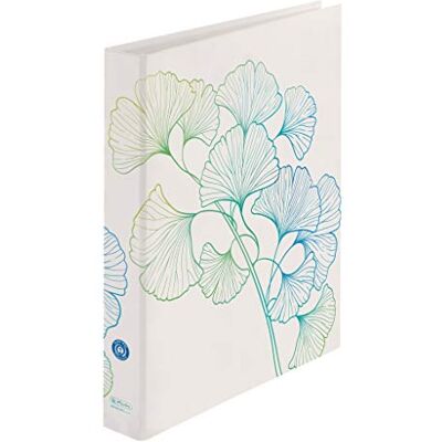 Herlitz 50033423 Ringbuch maX.file, A4, 2-Ring-Mechanik, Motiv: GREENline Ginkgo, 1 Stück Herlitz 50033423 Ringbuch maX.file, A4, 2-Ring-Mechanik, Motiv: GREENline Ginkgo, 1 Stück