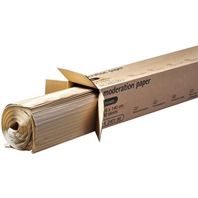 Legamaster 7-240100 Moderationspapier, 80 g/m², 100 Bögen, 116 x 140 cm, braun brown paper, Kraft Papier zum moderieren für Pinboards Legamaster 7-240100 Moderationspapier, 80 g/m², 100 Bögen, 116 x 140 cm, braun brown paper, Kraft Papier zum moderieren für Pinboards