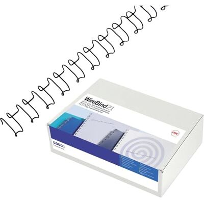 Rexel GBC 445508 MultiBind Drahtbinderücken, 8mm,silber, 100 Stück Rexel GBC 445508 MultiBind Drahtbinderücken, 8mm,silber, 100 Stück