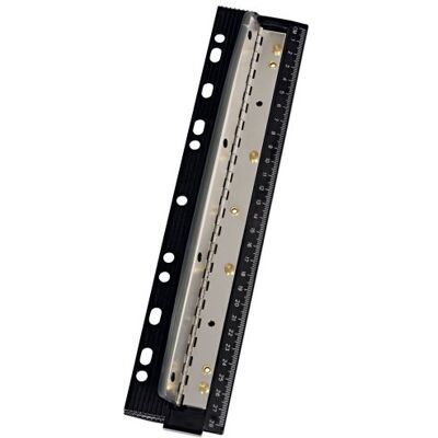 WEDO 679401 Vierfachlocher (aus Metall zum Abheften inkl. 28 cm Skala und Auffangbehälter) WEDO 679401 Vierfachlocher (aus Metall zum Abheften inkl. 28 cm Skala und Auffangbehälter)