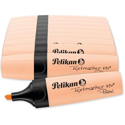 Pelikan Textmarker 490, 10 x Pastell-Orange, 10 Stück, mit Keilspitze Textmarker 490, 10 x Pastell-Orange, 10 Stück, mit Keilspitze Pelikan Textmarker 490, 10 x Pastell-Orange, 10 Stück, mit Keilspitze Textmarker 490, 10 x Pastell-Orange, 10 Stück, mit Keilspitze