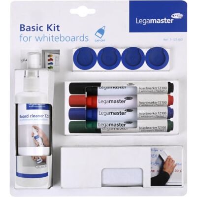 Legamaster 7-125100 Whiteboard Zubehörset, Basic Kit, Farbe Legamaster 7-125100 Whiteboard Zubehörset, Basic Kit, Farbe