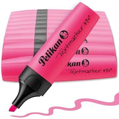Pelikan Textmarker 490, 10 x Neon-Rosa, 10 Stück, mit Keilspitze Textmarker 490, 10 x Neon-Rosa, 10 Stück, mit Keilspitze Pelikan Textmarker 490, 10 x Neon-Rosa, 10 Stück, mit Keilspitze Textmarker 490, 10 x Neon-Rosa, 10 Stück, mit Keilspitze