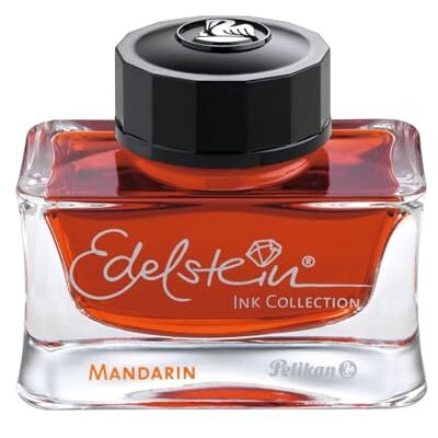 Pelikan 339341 Tinte Edelstein Ink Mandarin Tinte, 50 ml, 1 Stück, orange Pelikan 339341 Tinte Edelstein Ink Mandarin Tinte, 50 ml, 1 Stück, orange