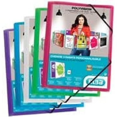 Oxford Eckspanner A4 Polyvision 3 Klappen, Sortiert Oxford Eckspanner A4 Polyvision 3 Klappen, Sortiert