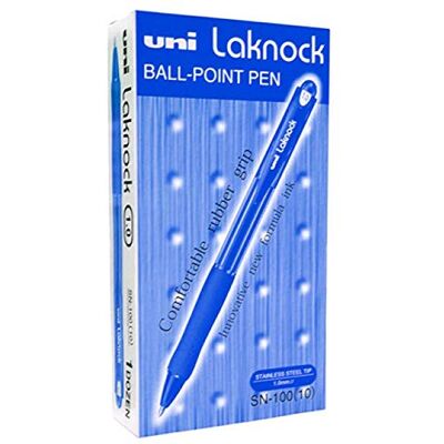 uni-ball Laknock SN-100 (10) Kugelschreiber, Blau, 1,0 mm, Box, 12 Stück uni-ball Laknock SN-100 (10) Kugelschreiber, Blau, 1,0 mm, Box, 12 Stück