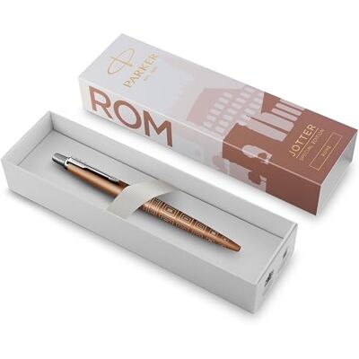 Parker Jotter Kugelschreiber Sonderedition Rom Bronze in silberner Ausführung Blaue Tinte Geschenkbox Parker Jotter Kugelschreiber Sonderedition Rom Bronze in silberner Ausführung Blaue Tinte Geschenkbox