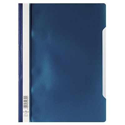 Durable Sichthefter A4 Standard, PP, 227 x 310 mm, dunkelblau, 50er Packung, 257307 Durable Sichthefter A4 Standard, PP, 227 x 310 mm, dunkelblau, 50er Packung, 257307