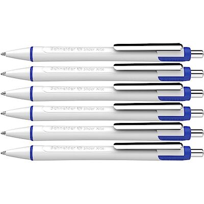 Schneider 133286 Slider Xite Kugelschreiber (Schreibfarbe: blau, Strichstärke XB, dokumentenechte Mine) 6 Stück blau, 6er Schneider 133286 Slider Xite Kugelschreiber (Schreibfarbe: blau, Strichstärke XB, dokumentenechte Mine) 6 Stück blau, 6er