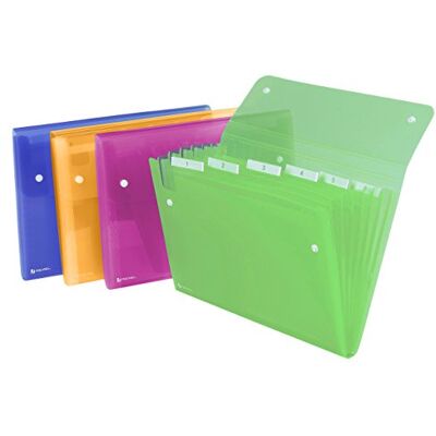 Rexel Fächermappe Ice farblich sortiert (6 Taschen, 120 Blatt) Rexel Fächermappe Ice farblich sortiert (6 Taschen, 120 Blatt)