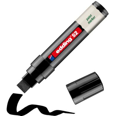 edding Ecoline E52 Malstift, rechteckig, 4-15 mm, Schwarz edding Ecoline E52 Malstift, rechteckig, 4-15 mm, Schwarz