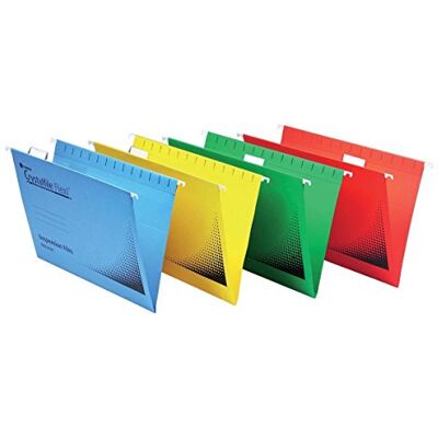Rexel Crystalfile Flexifile Pappeinschübe für Hängemappen-Reiter 50 Stück weiß Rexel Crystalfile Flexifile Pappeinschübe für Hängemappen-Reiter 50 Stück weiß
