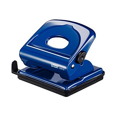 Rapid 5000283 Locher (25 Blatt, Anschlagschiene mit Formatvorgaben, Metall, FMC25) blau Rapid 5000283 Locher (25 Blatt, Anschlagschiene mit Formatvorgaben, Metall, FMC25) blau