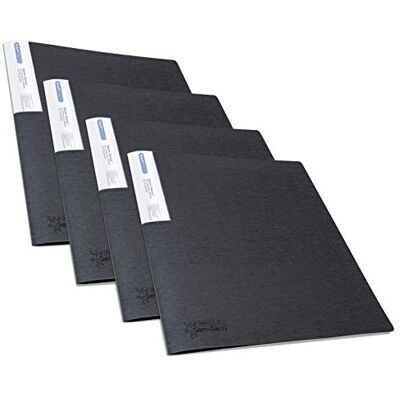 Rapesco 1642 Sichtbuch, 10 Hüllen, A4, Schwarz, 4er Pack Germ-Savvy Antibakterieller Schutz Rapesco 1642 Sichtbuch, 10 Hüllen, A4, Schwarz, 4er Pack Germ-Savvy Antibakterieller Schutz