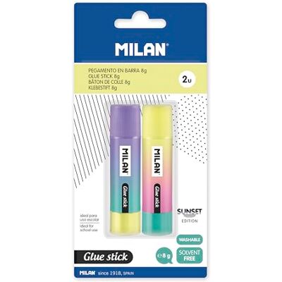 MILAN Blister 2 Klebestifte 8g Sunset verschiedene MILAN Blister 2 Klebestifte 8g Sunset verschiedene