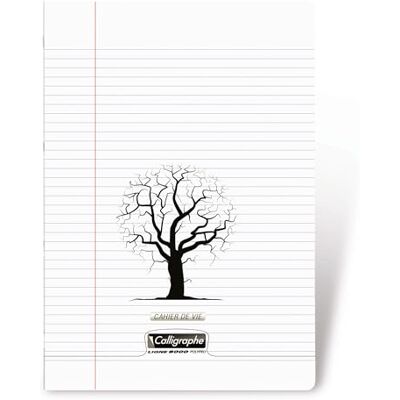 Calligraphe 18183C Heft / Schulheft DIN A4+ 24x32 cm, 48 Blatt, liniert mit Rand & blanko, 90g, Transparent, 1 Stück Calligraphe 18183C Heft / Schulheft DIN A4+ 24x32 cm, 48 Blatt, liniert mit Rand & blanko, 90g, Transparent, 1 Stück