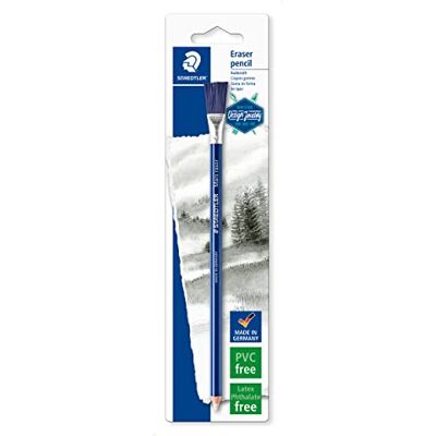 Staedtler 526 61 Mars rasor Radierstift mit Bürste phtalat und latexfrei, 12 Stück im Kartonetui Staedtler 526 61 Mars rasor Radierstift mit Bürste phtalat und latexfrei, 12 Stück im Kartonetui