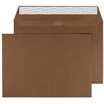 Blake Colour 45323 Farbige Briefumschläge Haftklebung Milch Schokolade C5 162 x 229 mm 120g/m² 25 Stück Blake Colour 45323 Farbige Briefumschläge Haftklebung Milch Schokolade C5 162 x 229 mm 120g/m² 25 Stück