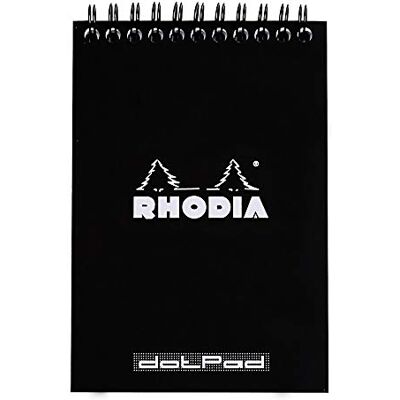 Rhodia 135039C Spiralblock NotePad A6 80 Blatt dot Lineatur Schwarz Rhodia 135039C Spiralblock NotePad A6 80 Blatt dot Lineatur Schwarz
