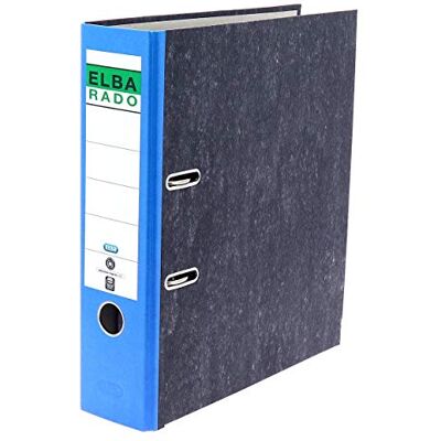 Elba Recycling-Ordner A4, Rado Wolkenmarmor, 8 cm breit, blau, 1 Stück Elba Recycling-Ordner A4, Rado Wolkenmarmor, 8 cm breit, blau, 1 Stück