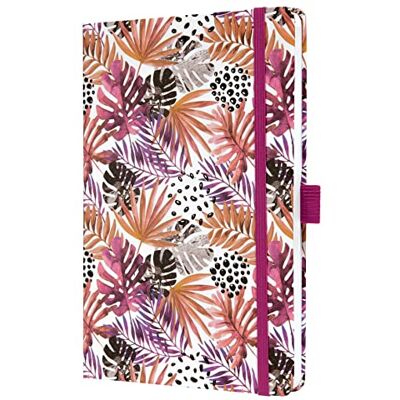 Sigel Notizbuch Jolie A5 liniert Tagebuch Apricot Violett Hardcover JN355, Gummiband, Stifteschlaufe, Einstecktasche, vegan, nachhaltiges Papier Sigel Notizbuch Jolie A5 liniert Tagebuch Apricot Violett Hardcover JN355, Gummiband, Stifteschlaufe, Einstecktasche, vegan, nachhaltiges Papier