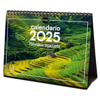Finocam Tischkalender zum Schreiben 2025 Monat Ansicht Januar 2025 Dezember 2025 (12 Monate) Natur Spanisch Finocam Tischkalender zum Schreiben 2025 Monat Ansicht Januar 2025 Dezember 2025 (12 Monate) Natur Spanisch
