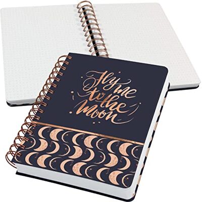 Sigel Spiralblock Jolie A5 dotted Bullet Journal Schwarz Beige 240 Seiten JN625, 120 g Papier, vegan, nachhaltiges Papier Sigel Spiralblock Jolie A5 dotted Bullet Journal Schwarz Beige 240 Seiten JN625, 120 g Papier, vegan, nachhaltiges Papier