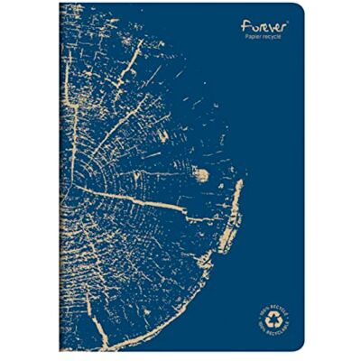 Clairefontaine 684662C FOREVER Premium Heft DIN A4, 21x29,7cm, 90g Recycling Papier, 48 Blatt, liniert, Blau, 1 Stück Clairefontaine 684662C FOREVER Premium Heft DIN A4, 21x29,7cm, 90g Recycling Papier, 48 Blatt, liniert, Blau, 1 Stück