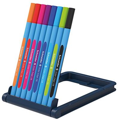 Schneider 152279 Slider Edge XB Kugelschreiber (Dreikant-Stifte mit Strichbreite XB) 8 Stück sortiert in Stiftebox Schneider 152279 Slider Edge XB Kugelschreiber (Dreikant-Stifte mit Strichbreite XB) 8 Stück sortiert in Stiftebox
