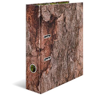 HERMA 19653 Ordner A4 Natur Holz, 7 cm breit, Motiv Aktenordner aus Pappe mit Innendruck für Schule & Büro, stabiler Kinder Ringordner aus Karton für Jungen & Mädchen HERMA 19653 Ordner A4 Natur Holz, 7 cm breit, Motiv Aktenordner aus Pappe mit Innendruck für Schule & Büro, stabiler Kinder Ringordner aus Karton für Jungen & Mädchen