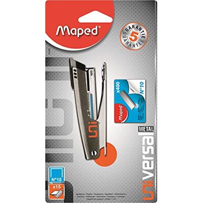 Maped Universal Pocket Stapler with 400 Staples (12 sheets) Maped Universal Pocket Stapler with 400 Staples (12 sheets)