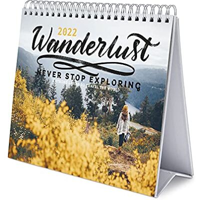 Grupo Erik Tischkalender 2022 Wanderlust Kalender 2022 Tischkalender Tischplaner 2022 Planer 2022, CS22010, Gelb Grupo Erik Tischkalender 2022 Wanderlust Kalender 2022 Tischkalender Tischplaner 2022 Planer 2022, CS22010, Gelb