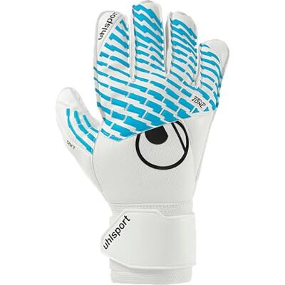 uhlsport Fußball Torwarthandschuhe Fangmaschine Cybertec Soft Pro Fussball Torhüter-Handschuh für Kinder, weiß/cyberblau/schwarz, 6.5 uhlsport Fußball Torwarthandschuhe Fangmaschine Cybertec Soft Pro Fussball Torhüter-Handschuh für Kinder, weiß/cyberblau/schwarz, 6.5