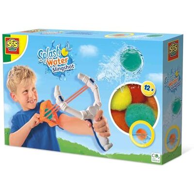 Creative Splash Wasserballschleuder Wasserbomben wiederverwendbar Wasserspielzeug Set mit Katapult & 12 Splash Balls Made in Holland Diverse Farben Für Kinder ab 5 Jahre 02315 Creative Splash Wasserballschleuder Wasserbomben wiederverwendbar Wasserspielzeug Set mit Katapult & 12 Splash Balls Made in Holland Diverse Farben Für Kinder ab 5 Jahre 02315
